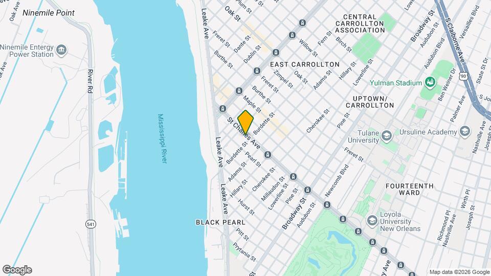 7810 St Charles Ave Mapa y Detalles de la Ubicación
