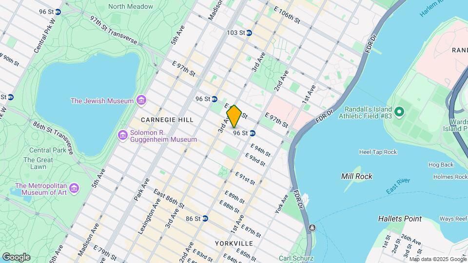 219 E 94th St Map and Location Details