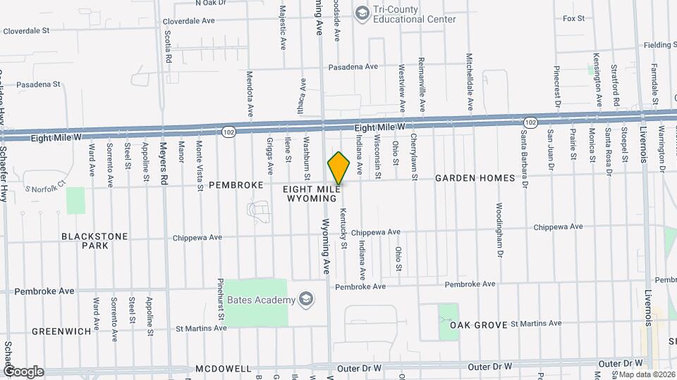 20241 Kentucky St Map and Location Details