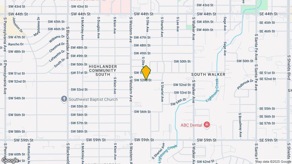 800 SW 52nd St Map and Location Details