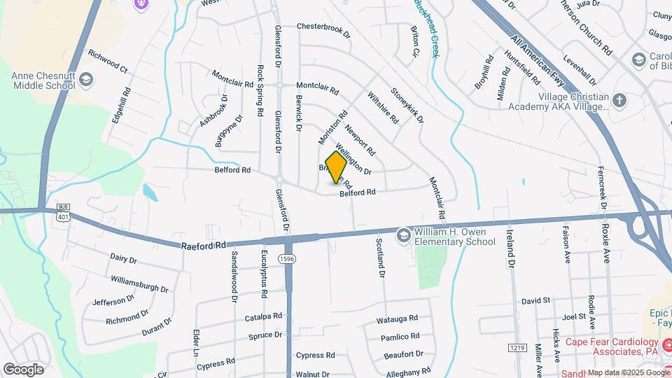 4510 Belford Rd Map and Location Details