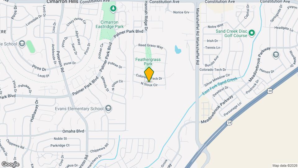 7546 N Sioux Cir Mapa y Detalles de la Ubicación