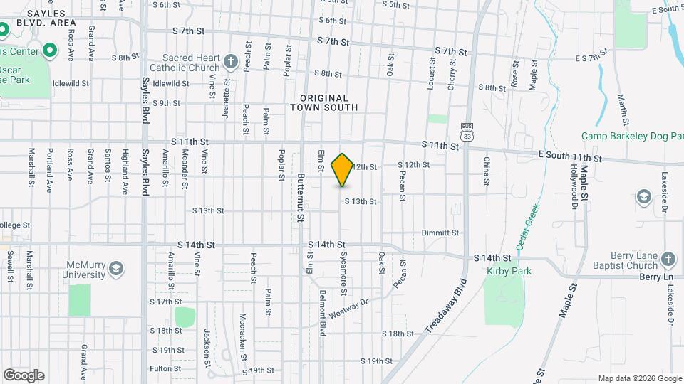 1273 Sycamore St Map and Location Details