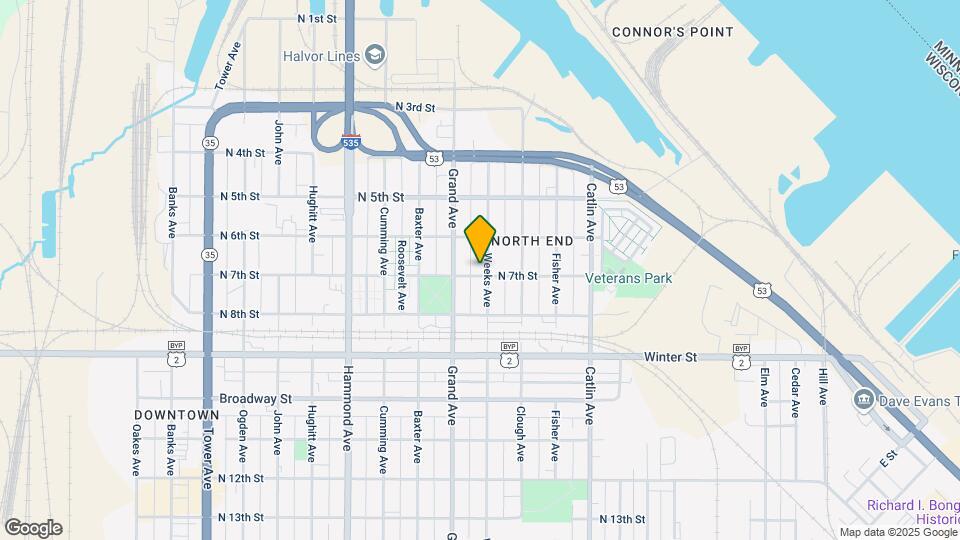 1001 N 7th St Mapa y Detalles de la Ubicación