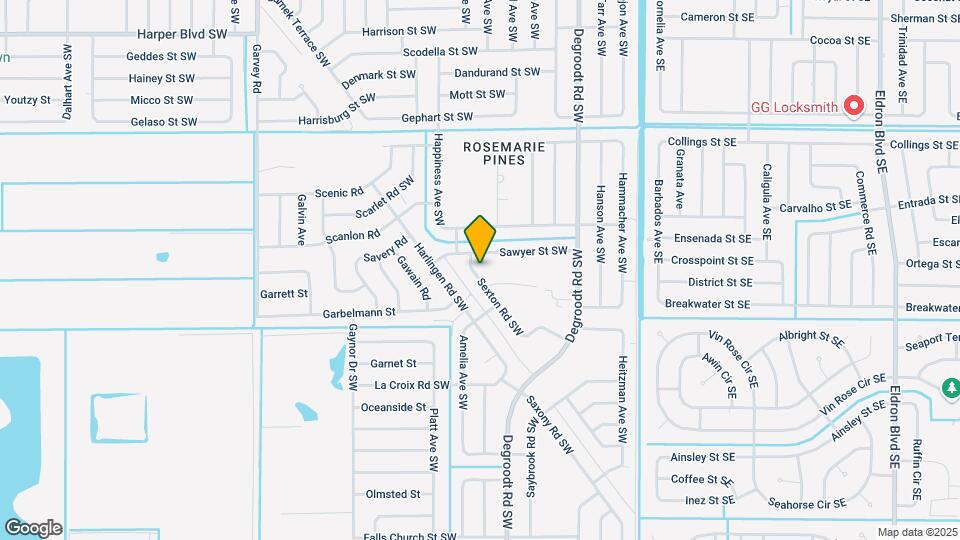 1117 Sexton Rd SW Mapa y Detalles de la Ubicación