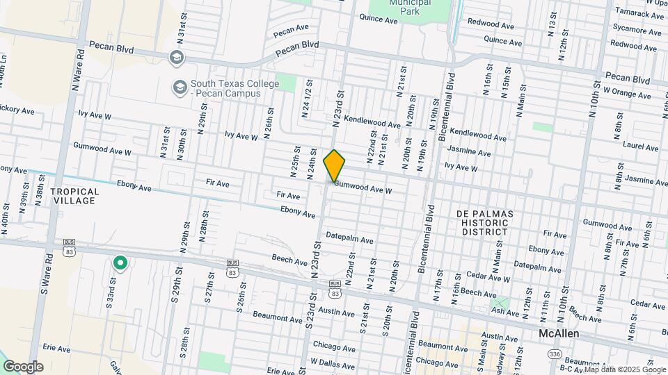 2241 Gumwood Ave, Unit A Map and Location Details