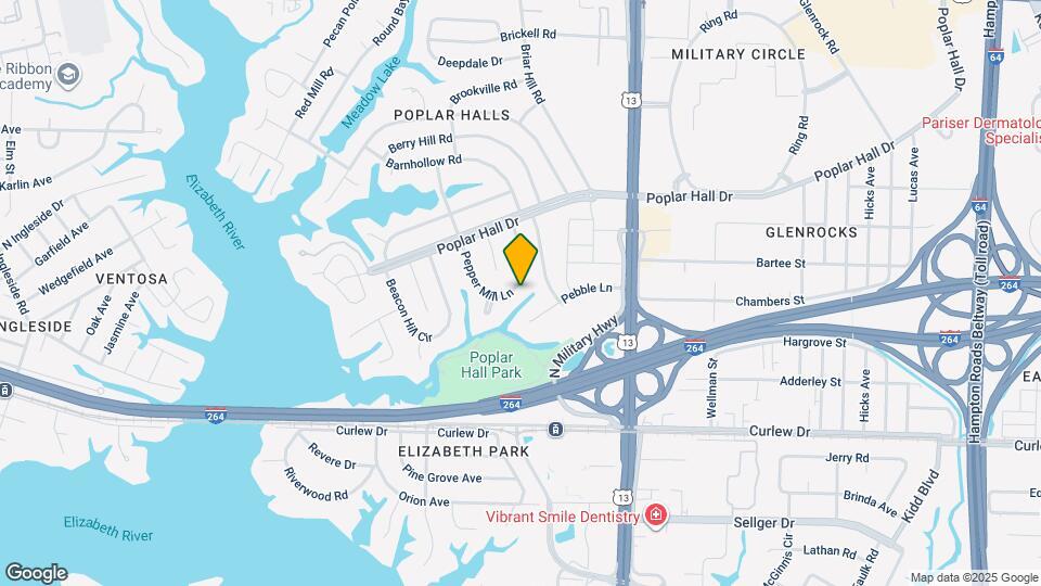 445 Pepper Mill Ln Map and Location Details