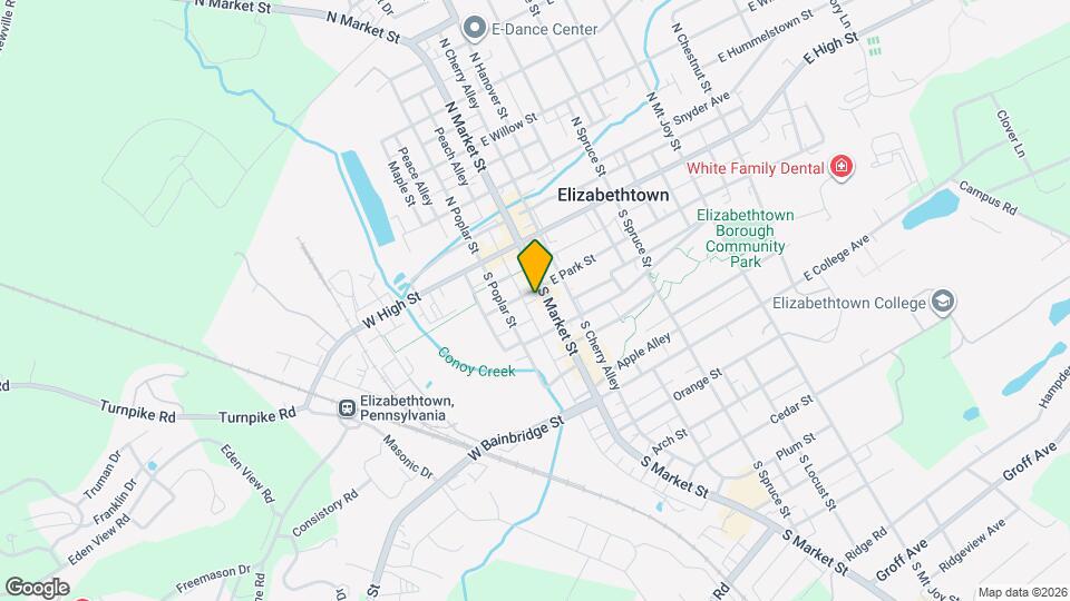 114 S Market St Map and Location Details