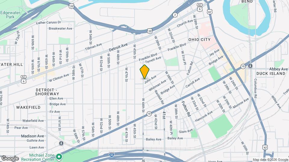 4302 John Ave Map and Location Details