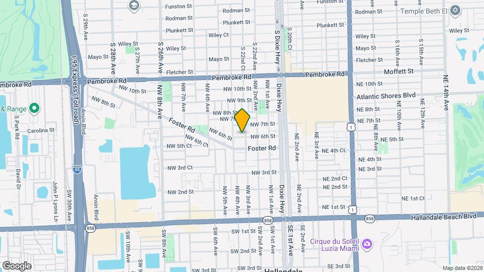 601 NW 3rd Ave Map and Location Details
