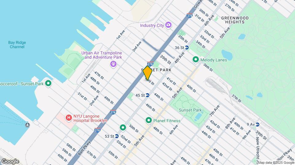 346 43rd St Map and Location Details