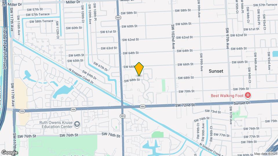 10495 SW 68th St Map and Location Details