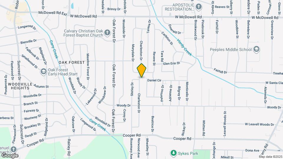 3016 Charleston Dr Map and Location Details