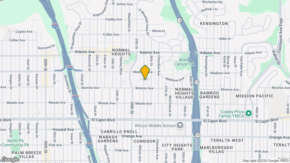 4531 Wilson Ave Map and Location Details