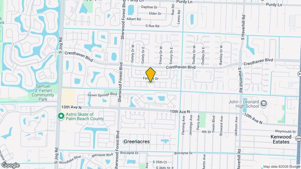 5780 Fernley Dr W Map and Location Details