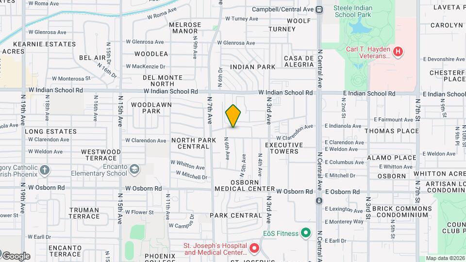 520 W Clarendon Ave Map and Location Details