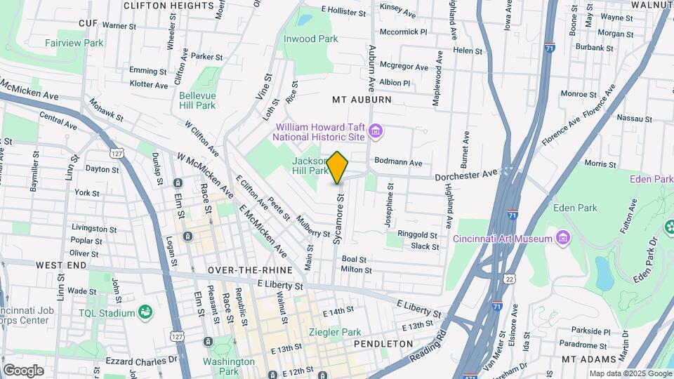 1795 Sycamore St Map and Location Details
