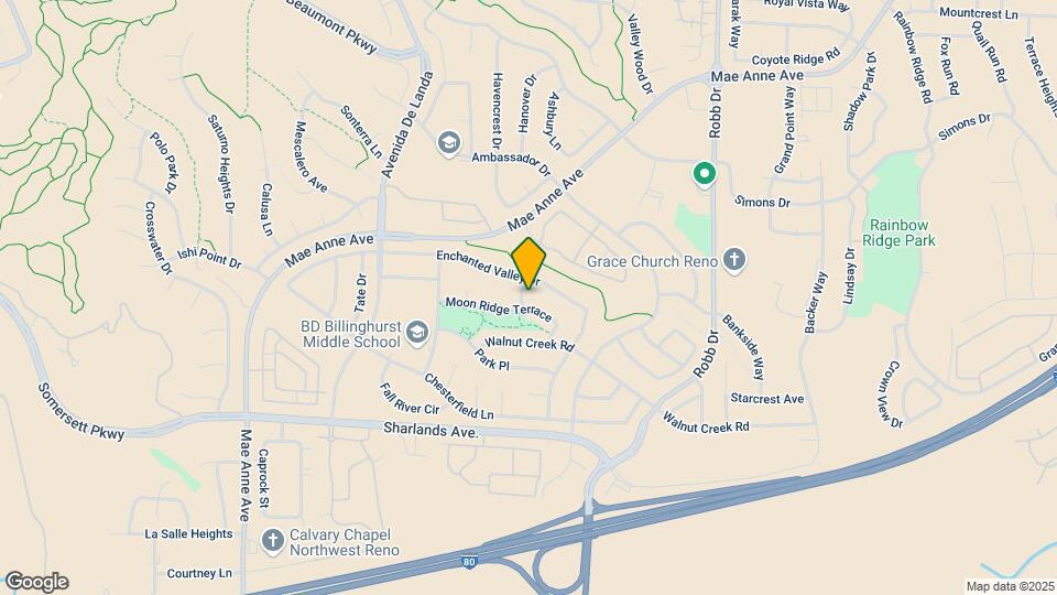 1262 Valley Creek Rd Map and Location Details
