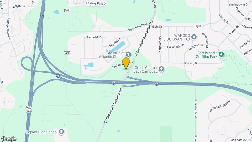 612 S Cleveland Massillon Rd Map and Location Details