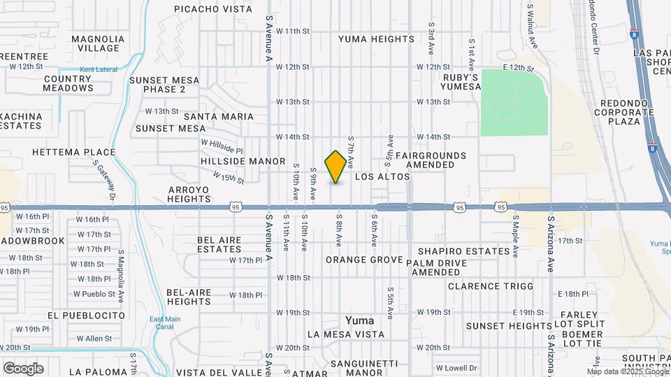 1517 S 8th Ave Map and Location Details