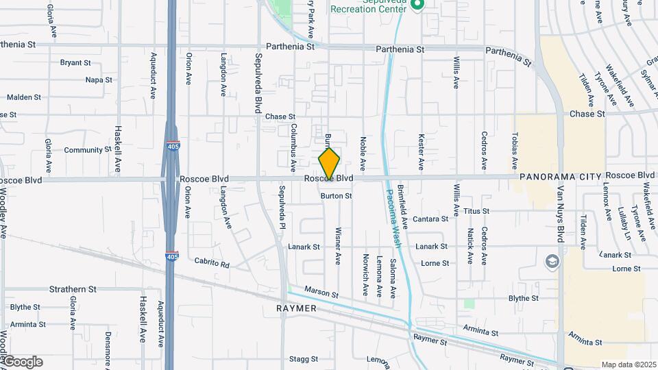 15164 Roscoe Blvd Map and Location Details