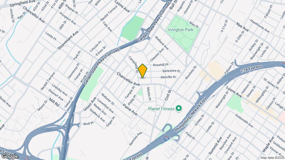 107 Melville Pl Map and Location Details