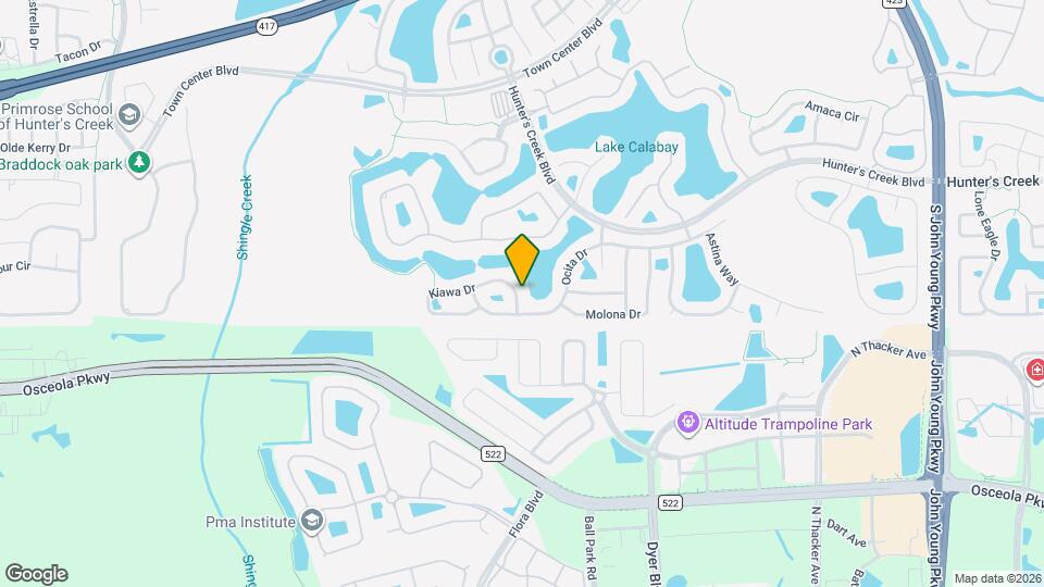 3913 Kiawa Dr Map and Location Details