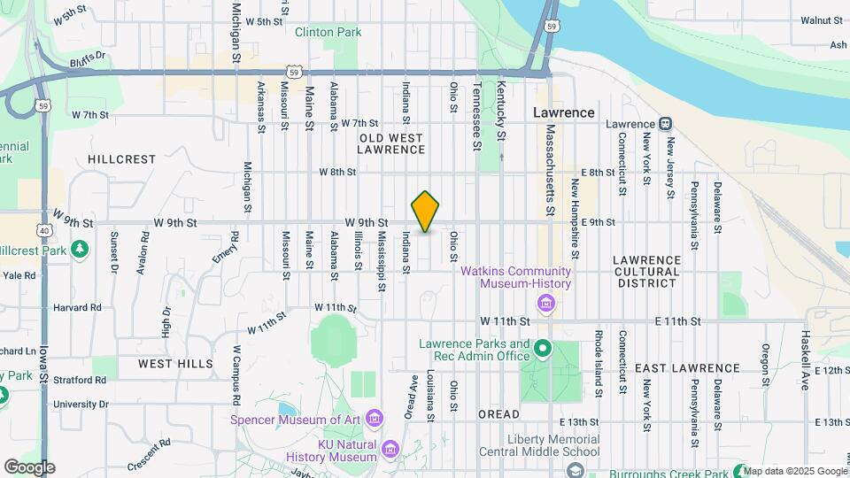 915 Louisiana St Map and Location Details