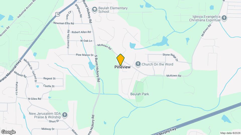 1427 Pineview Cir Map and Location Details