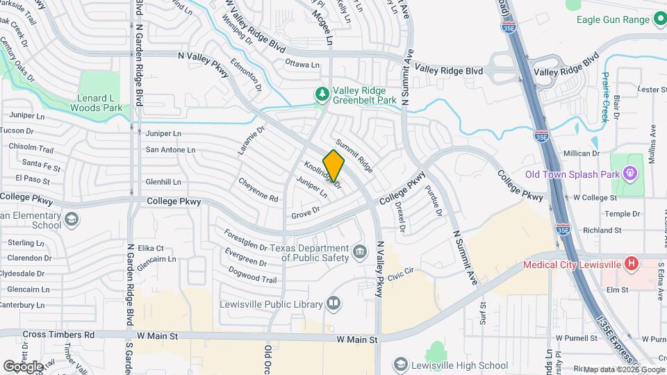 718 Knollridge Dr Map and Location Details