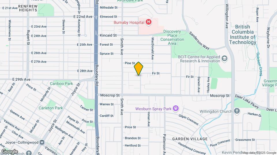 4461 Inman Av Map and Location Details