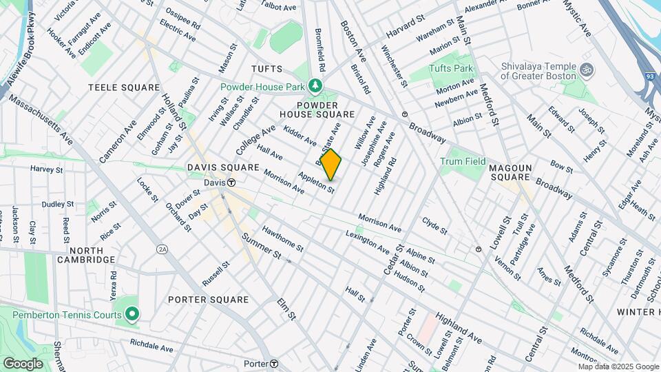 5 Appleton St Mapa y Detalles de la Ubicación