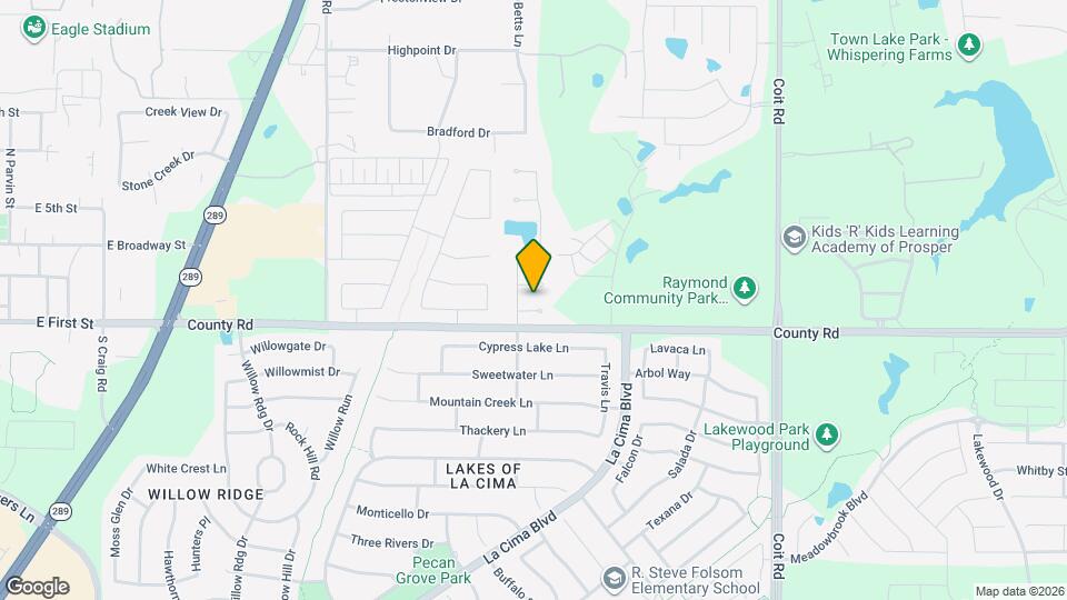 1621 Hidden Bluff Ct Map and Location Details