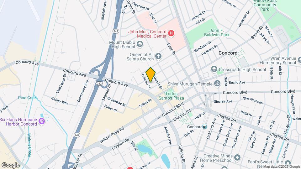 2130 Galindo St Map and Location Details