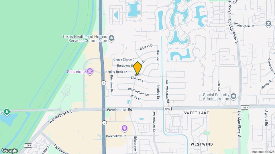 14110 Ella Lee Ln Map and Location Details