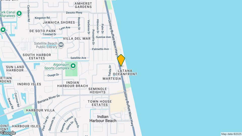 1831 N Hwy A1A Map and Location Details