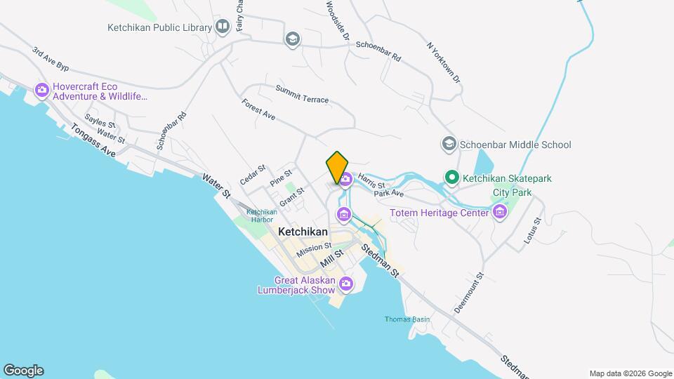 Ketchikan Apartments Map and Location Details