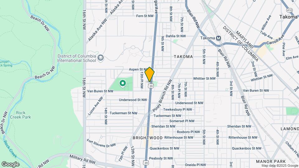 6630 Georgia Ave NW Map and Location Details