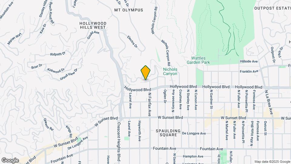 7918 Hillside Ave Map and Location Details