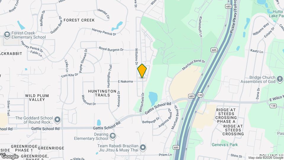 405 Winterfield Dr Map and Location Details