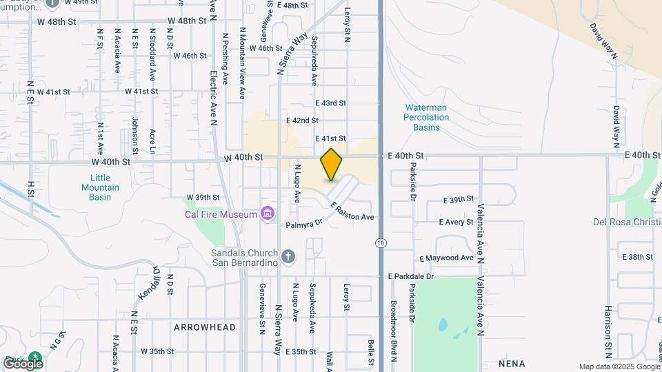 234 Sonora St Map and Location Details