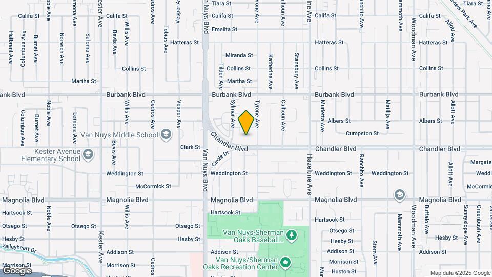 14329 Chandler Blvd-Unit -4 Map and Location Details