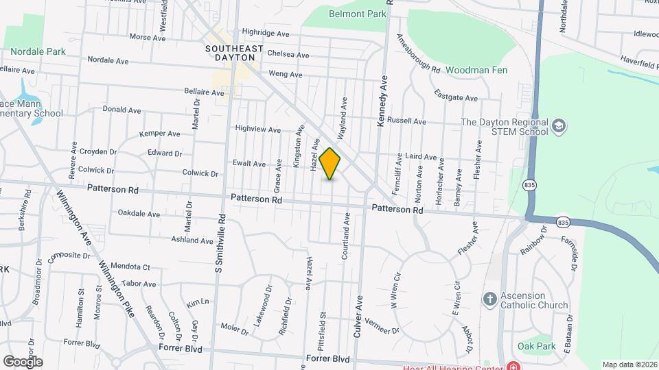 2929 Wayland Ave Map and Location Details