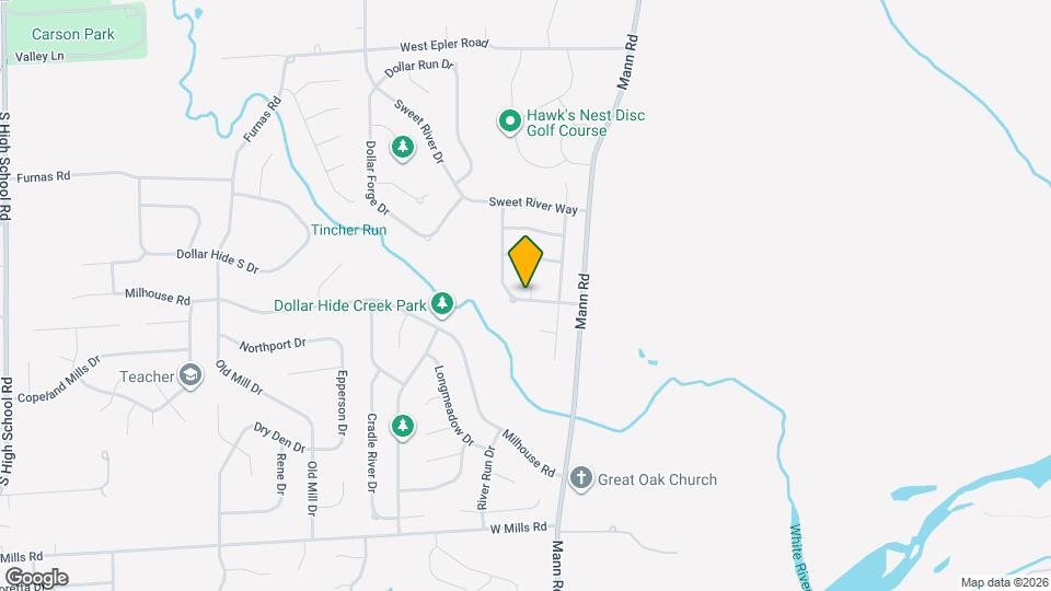 5136 Dollar Ridge Ln Mapa y Detalles de la Ubicación