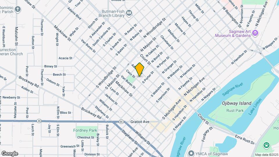 220 S Bond St Map and Location Details