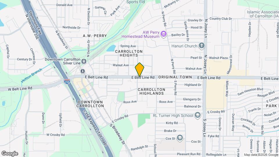 Carrollton Arms Del Mar Apt Map and Location Details