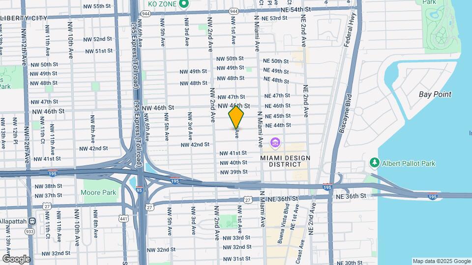 4282 NW 1st Ave-Unit -1 Map and Location Details