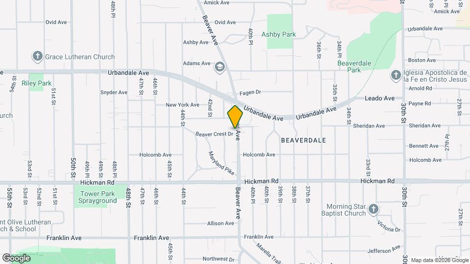 2600 Beaver Ave Map and Location Details