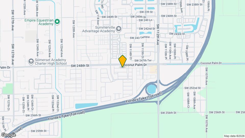 11506 SW 248th Terrace Map and Location Details