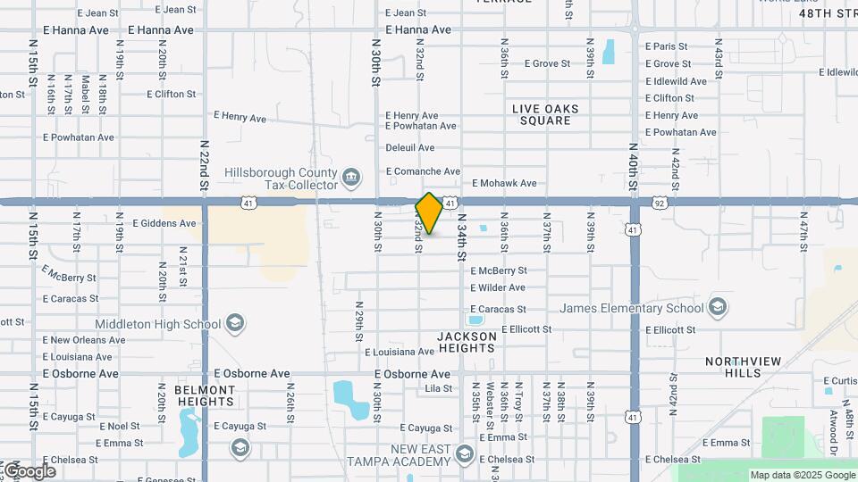 3205 E Frierson Ave Map and Location Details